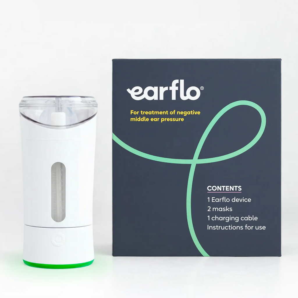 Earflo device and packaging
